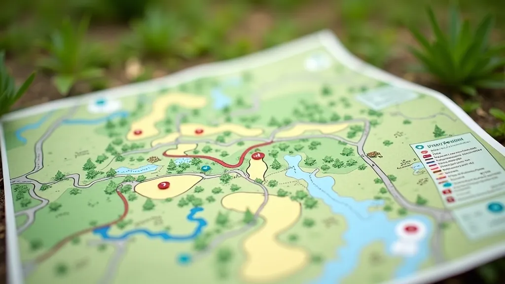 Maršruta karte ar marķējumiem